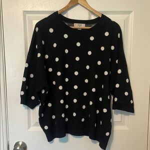Victor Glemaud Monochrome Dots Knit Sweater 1X